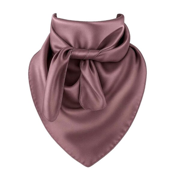 Purple Wild Rag Large Scarf 35x35" Satin Western Accessory Cowgirl or Cowboy - Picture 1 of 6